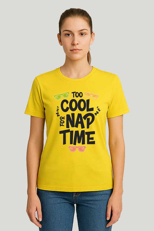 Too Cool Ladies Tee - Yellow