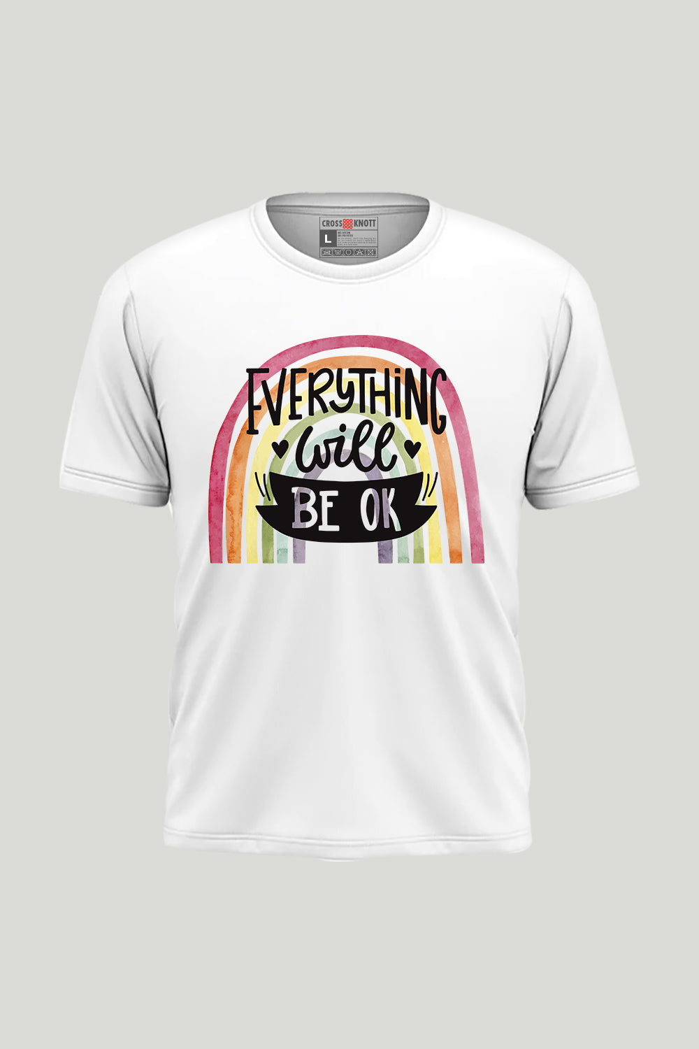 Everything Will Be OK Ladies Tee - White