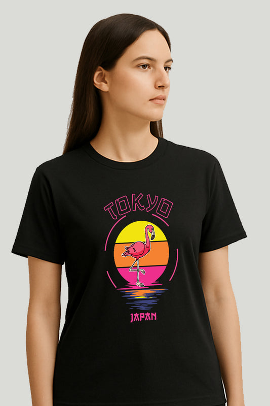 Tokyo Ladies Tee - Black