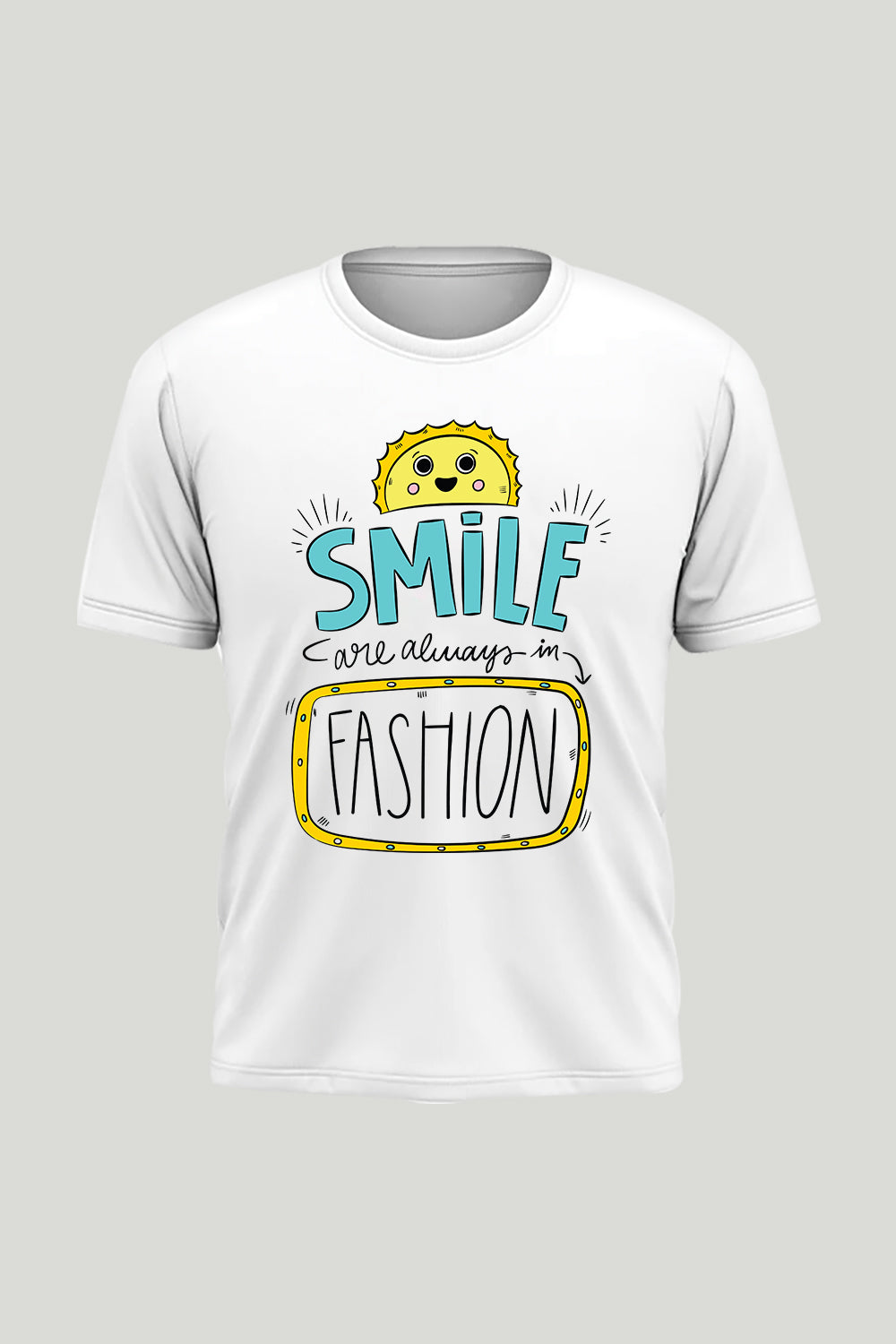 Smile Ladies Tee - White