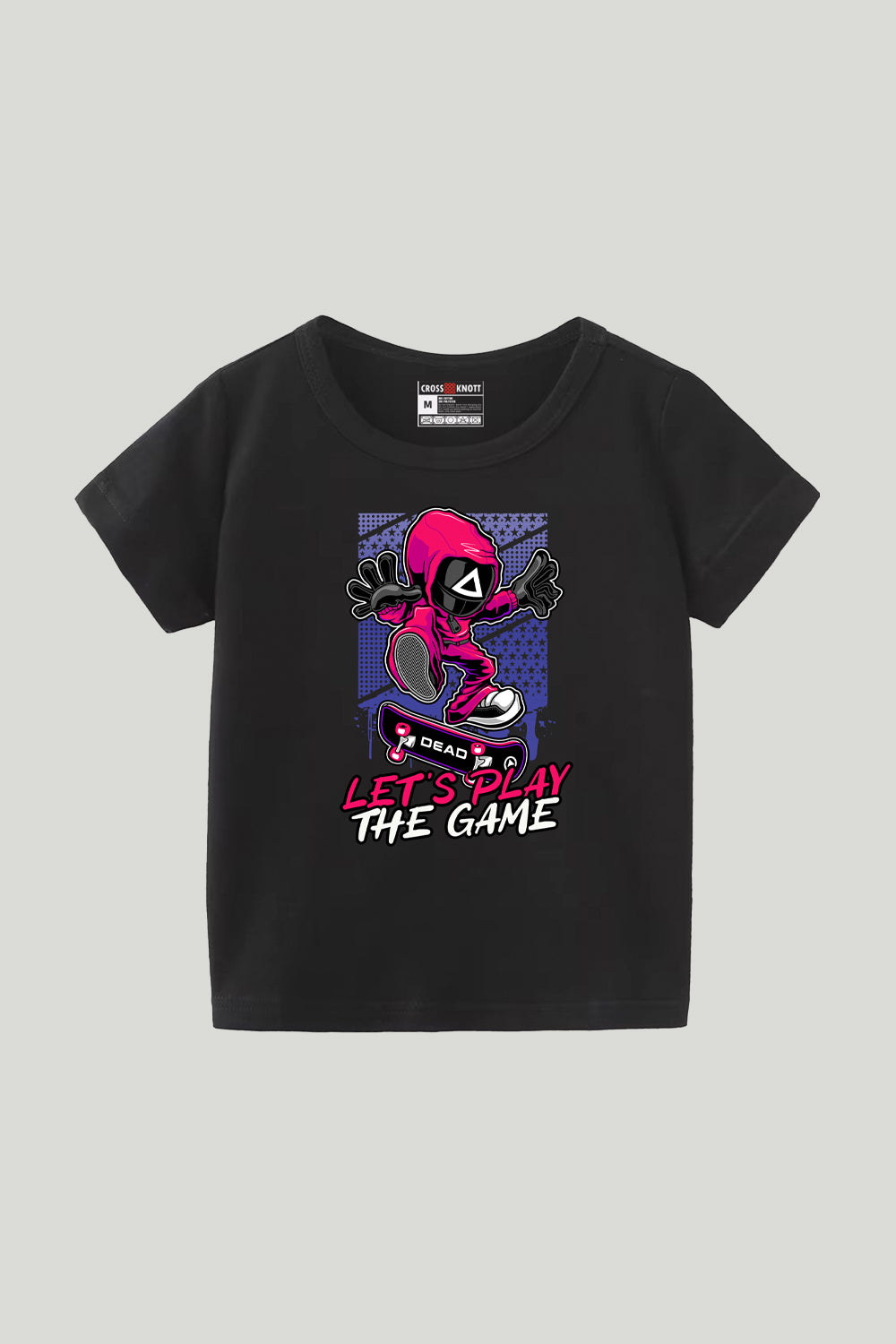 Let's Play Squid Game Kids Tee - Black