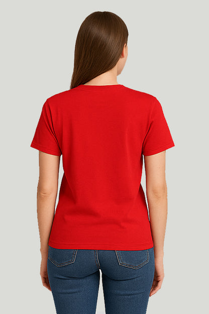 Live It Up Ladies Tee - Red