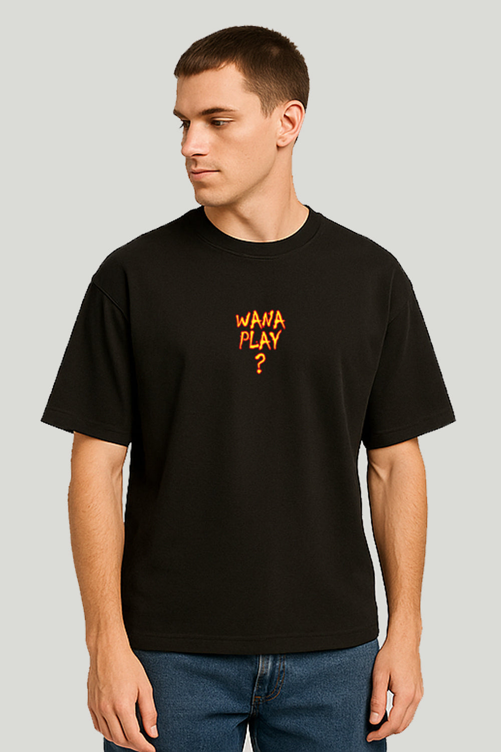Wana Play Urban Drop Tee - Black