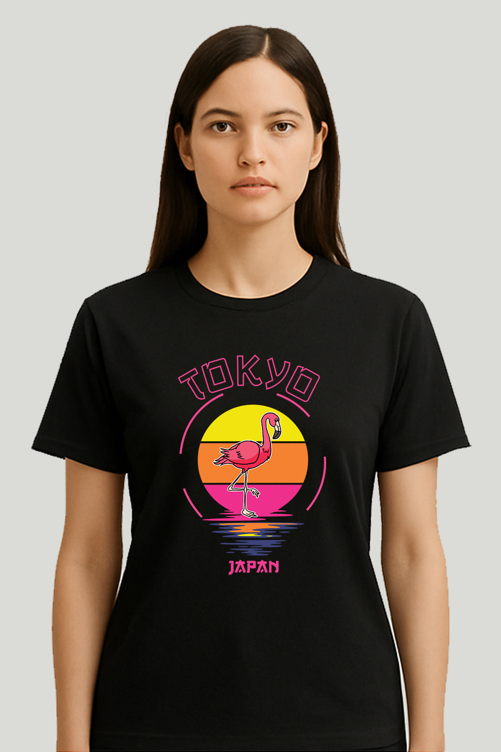 Tokyo Ladies Tee - Black