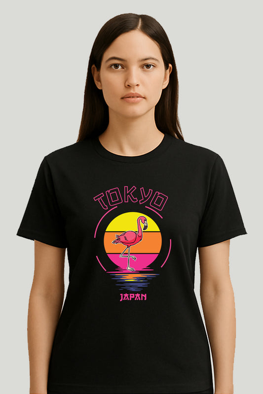 Tokyo Ladies Tee - Black
