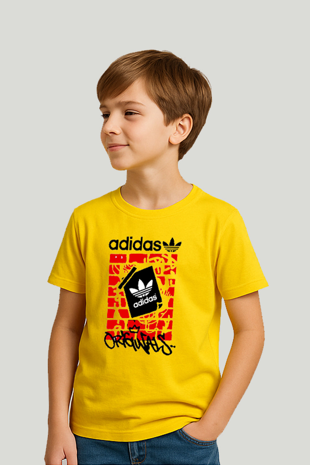 Adi Originals Kids Tee - Yellow