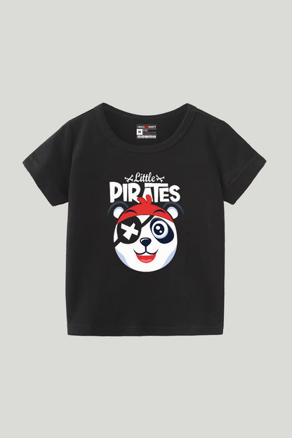 Litttle Pirates Kids Tee - Black