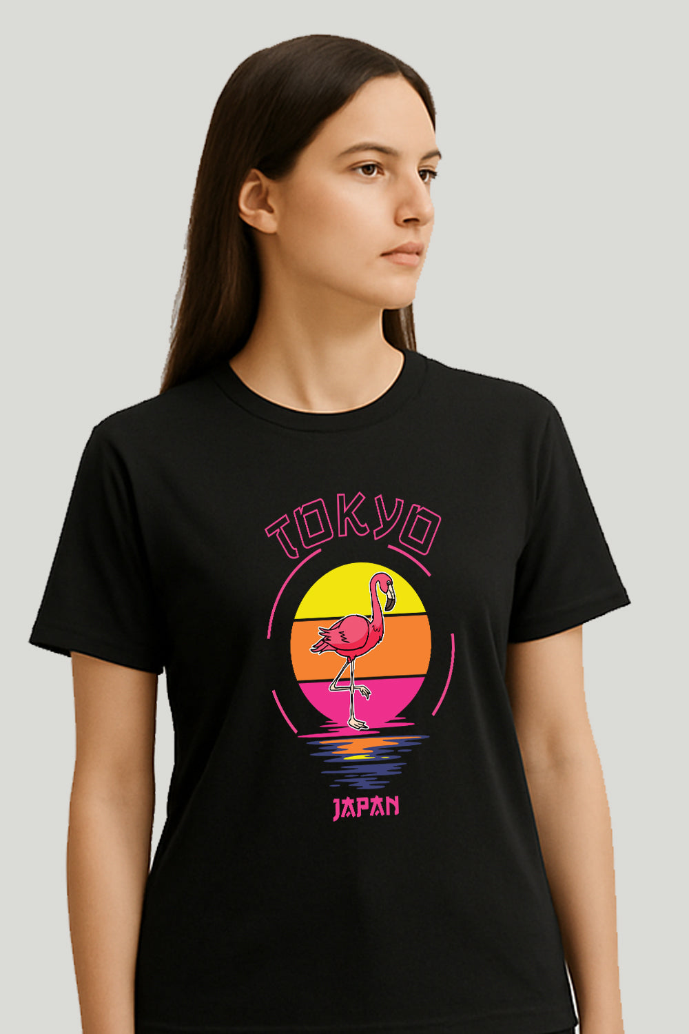 Tokyo Ladies Tee - Black