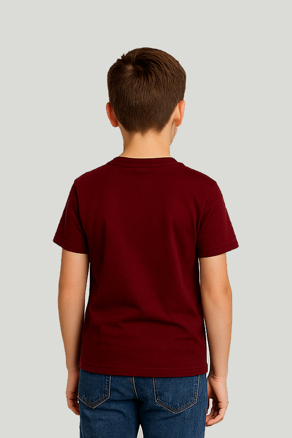 Super Mario Garage Kids Tee - Maroon
