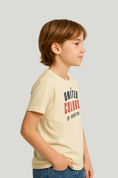 Unitd. Clor. of Beton Kids Tee - Beige