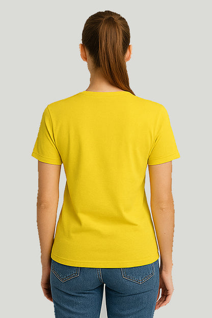 Too Cool Ladies Tee - Yellow