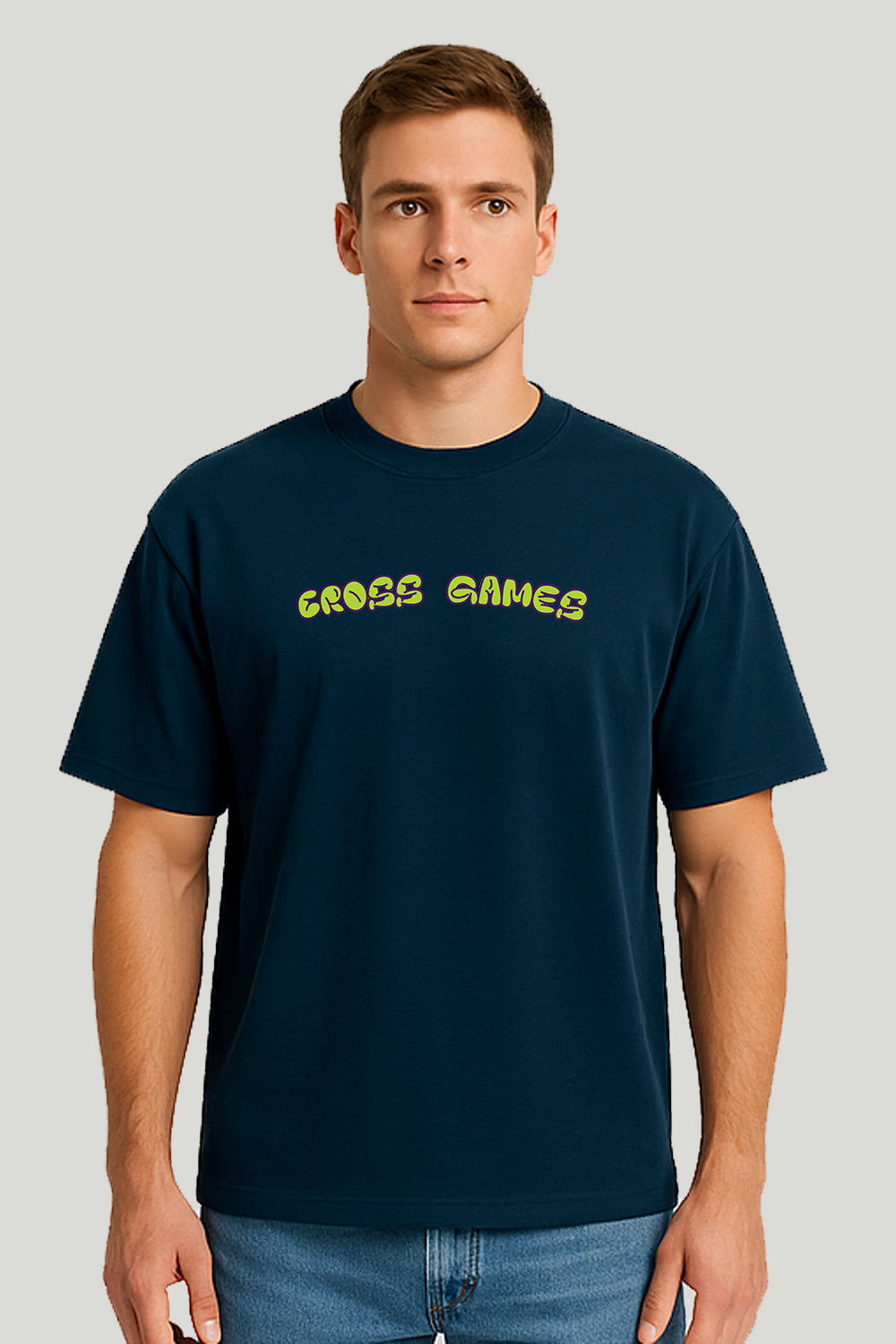 Cross Games Urban Drop Tee - Petroleum Blue
