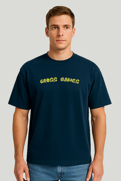 Cross Games Urban Drop Tee - Petroleum Blue