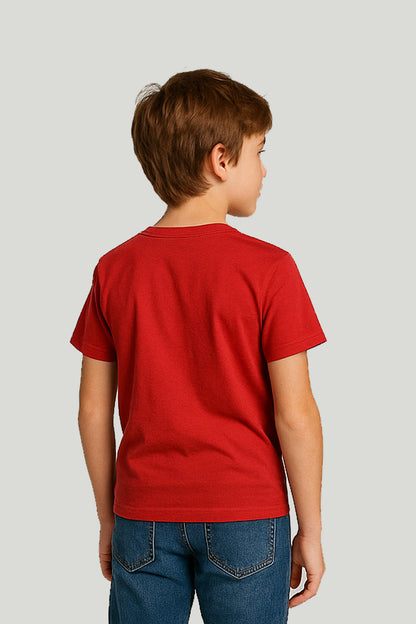 Catch Th Waves Kids Tee - Red