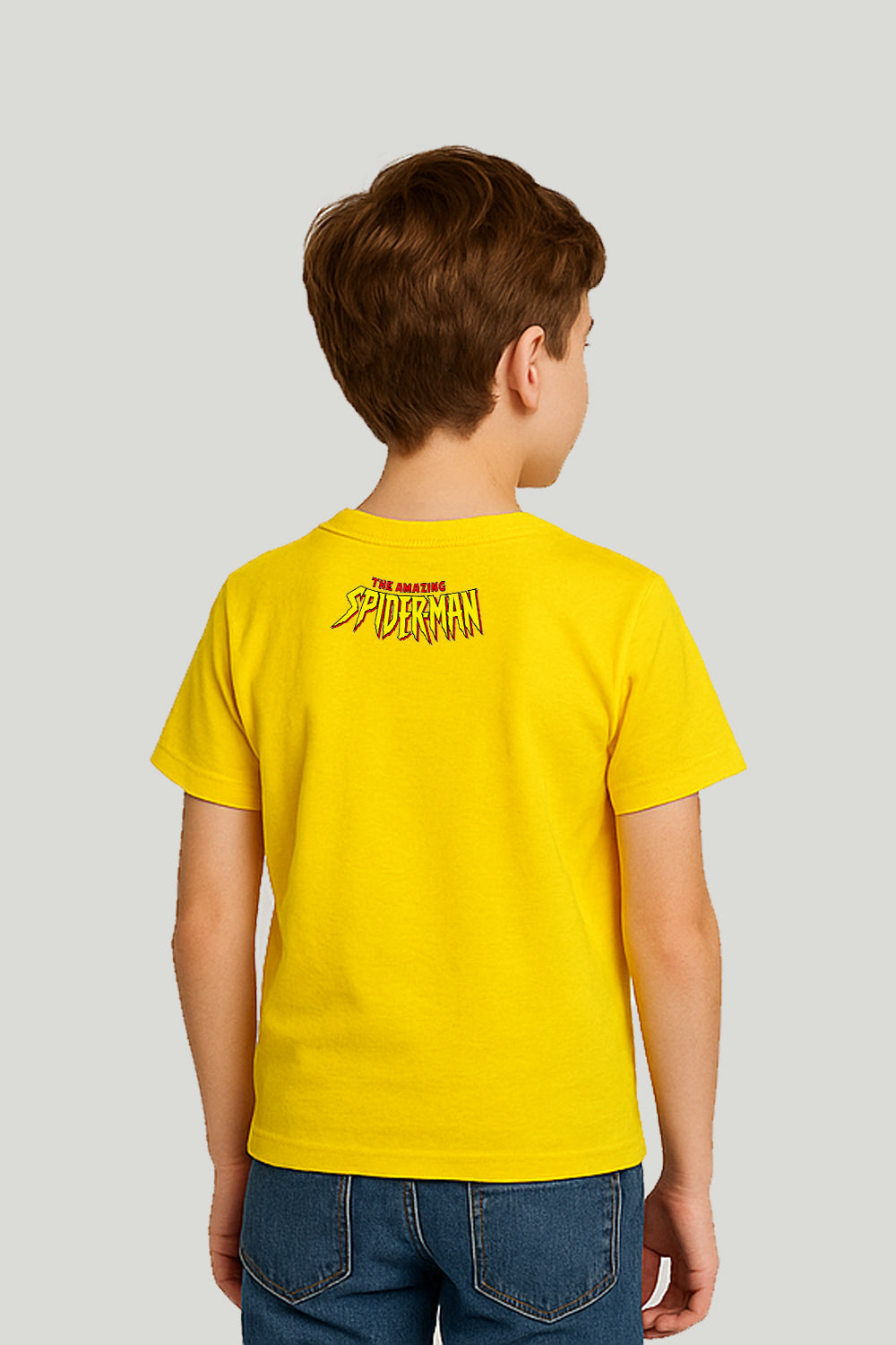 Spiderman Kids Graphic Tee - Yellow